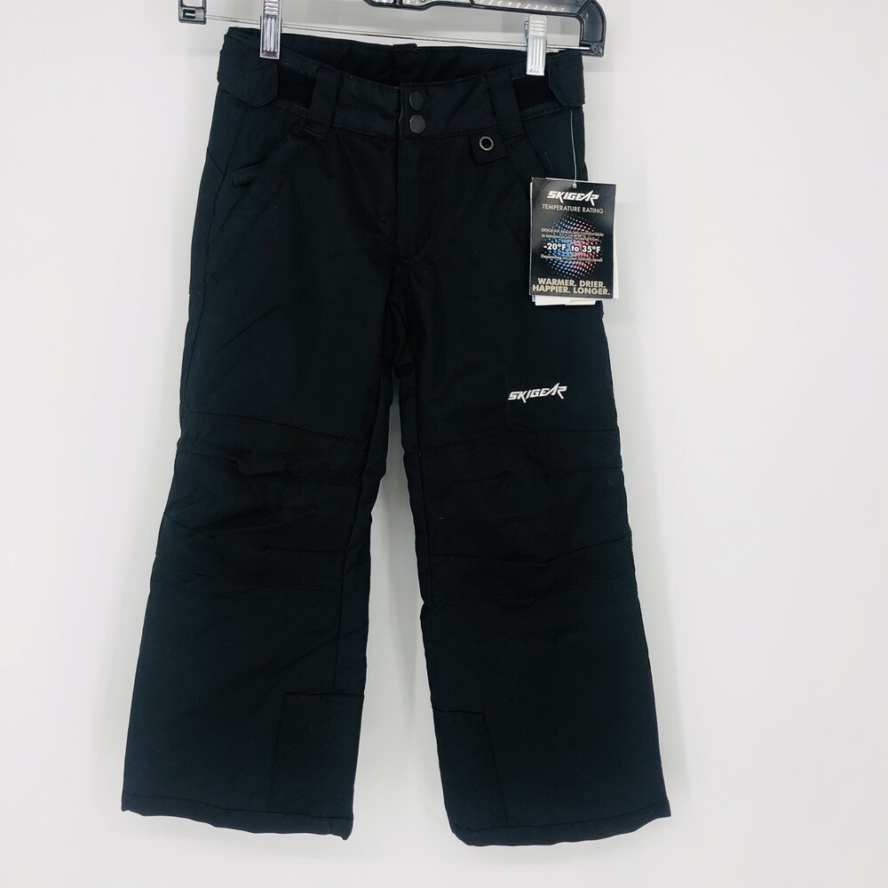 SkiGear by Arctix Youth Snow Pants Black Size XS Snowboarding Sledding Skiing
